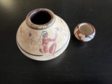 (2) Vintage Native-American Indian Pots
