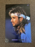 Andre Agassi 1992 Tennis Poster