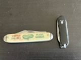 (2) Vintage Pocket Knives - Playboy/Carter