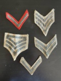Lot of WWII US Army Rank Patches