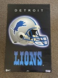 Detroit Lions 1993 Helmet Poster