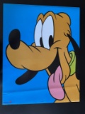 Walt Disney's c.1990 Pluto Poster