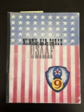 1945 WWII 9th AAF Hardcover Art Book