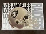Los Angeles Raiders c.1990 Helmet Poster