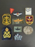 (10) Vintage Cloth Foreign Military Patches