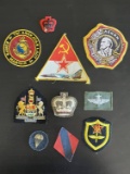 (10) Vintage Cloth Foreign Military Patches