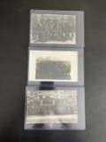 (3) WWI German Army Postcards w/Soldiers
