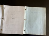 (2) Vintage Movie Shooting Scripts