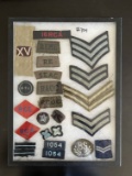 Lot (24) WWII British/Canadian WWII Patches