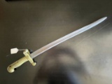 Antique Brass Handled Bayonet