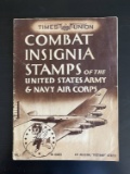 Vintage Complete 1940 Times Union Combat Insignia Stamps Collection of 50 Stamps of the US Army & Na