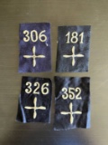 (4) WWI U.S. Army Air Service Patches