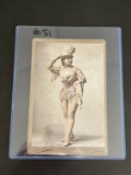 Newsboy 1890's Lg. Color Cabinet Card