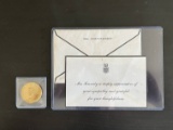 Jackie Kennedy Mourning Condolence Card