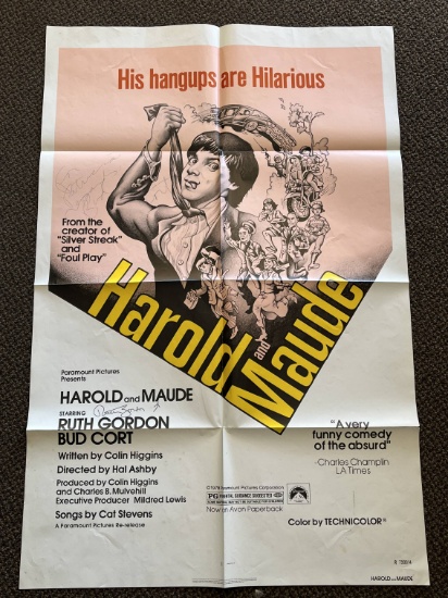Harold and Maude Signed Original Movie Poster