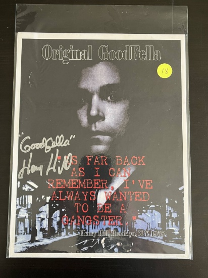 Henry Hill/Goodfellas Signed Promo Card