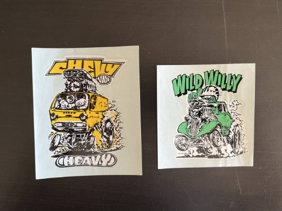 Ed "Big Daddy" Roth 1960's Vintage Decals Group of (2)