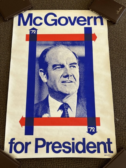 George McGovern 1972 Campaign Poster