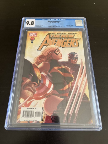 New Avengers #8 CGC 9.8/Beautiful Ms. Marvel Pin-Up Cover