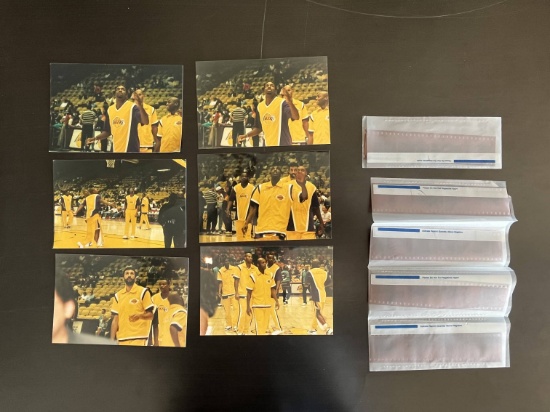 LA Lakers Candid Photo Group and Negatives
