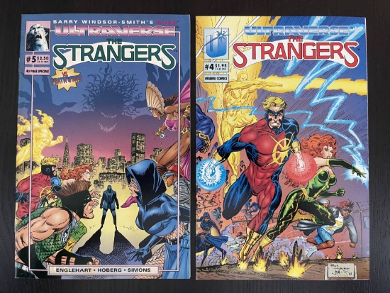 2 Ultraverse The Strangers Comics #4-5 Malibu Comics