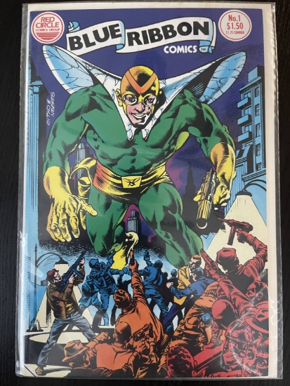 Blue Ribbon Comics #1 Red Circle 150 Cents 1983 Bronze Age The Fly Key First Issue Steve Ditko