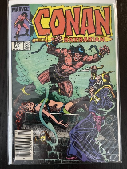 Conan the Barbarian Comic #177 Marvel 65 Cents Bronze Age 1985 Gil Kane Ernie Chan