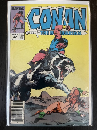 Conan the Barbarian Comic #178 Marvel 65 Cents Bronze Age 1985 John Buscema Ernie Chan