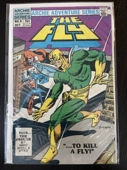 The Fly Comic #9 Archie Adventure Series 75 Cents Bronze Age Dick Ayers Steve Ditko 1984