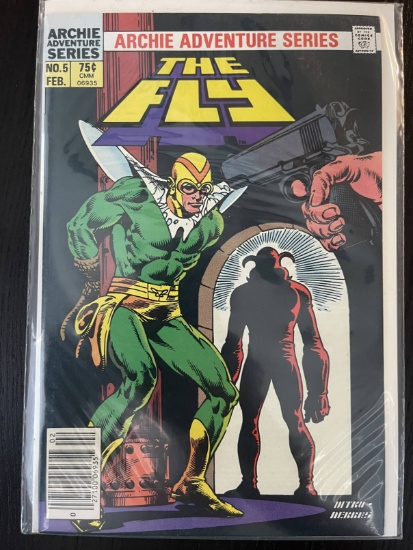 The Fly Comic #5 Archie Adventure Series 75 Cents Bronze Age Rudy Nubres Steve Ditko 1984