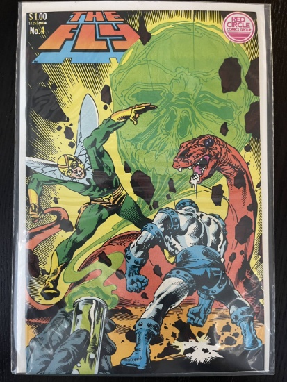 The Fly Comic #4 Red Circle Bronze Age Rudy Nubres Steve Ditko 1983