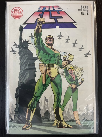 The Fly Comic #2 Red Circle Bronze Age Rudy Nubres Rich Buckler 1983