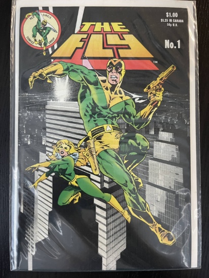 The Fly Comic #1 Red Circle Bronze Age Rudy Nubres Jim Steranko 1983 Key First Issue
