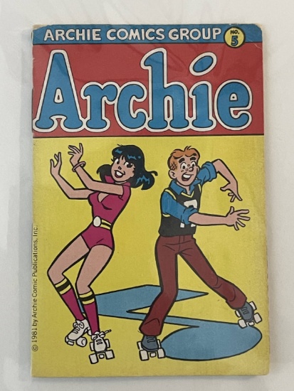Bubble Funnies Miniature Comic #5 ARCHIE with Bubble Gum Factory Wrapped 1981