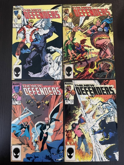4 New Defenders Comics #131, #132, #135, and #140 Marvel