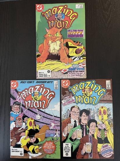 3 Mazing Man Comics #6, #7, & #8 DC Comics