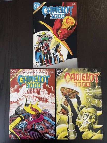 3 Camelot 3000 Comics #8, #9 & #12 DC Comics