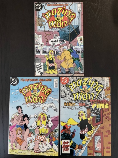 3 Mazing Man Comics #9, #10, & #11 DC Comics