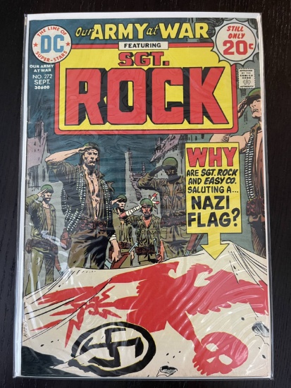 Our Army At War Comic #272 DC Comics 20 Cents Bronze Age War Comic 1974 SGT Rock Joe Kubert