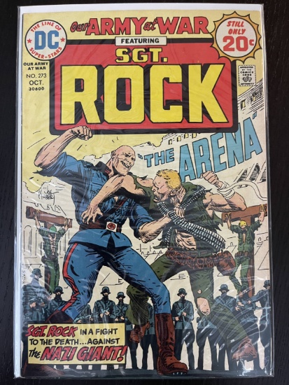 Our Army At War Comic #273 DC Comics 20 Cents Bronze Age War Comic 1974 SGT Rock Joe Kubert