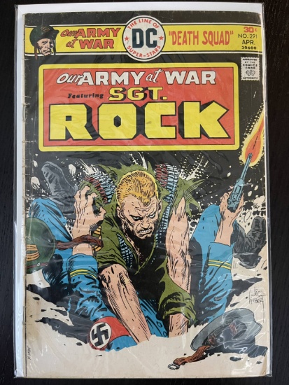 Our Army At War Comic #291 DC Comics 30 Cents Bronze Age War Comic 1976 SGT Rock Joe Kubert