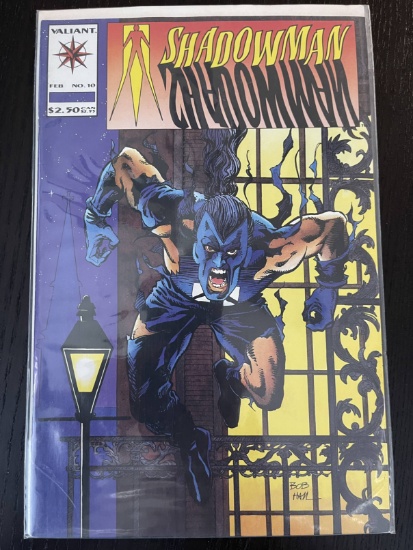 Shadowman Comic #10 Valiant 1993  Key 1st Appearance of Sandria Darque, the Sister of Master Darque