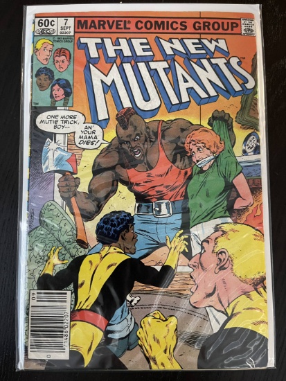 New Mutants Comic #7 Marvel 1983 Bronze Age 60 Cents