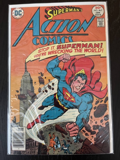 Action Comics #467 DC Comics Superman 30 Cents 1977 Bronze Age