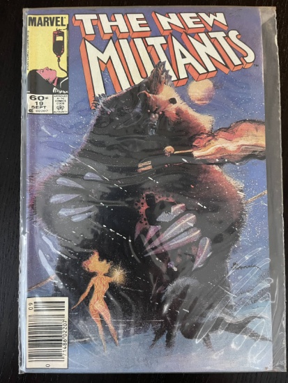 New Mutants Comic #19 Marvel 1984 Bronze Age 60 Cents Chris Claremont