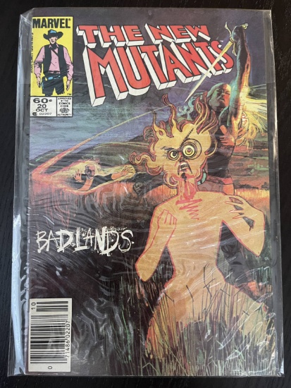 New Mutants Comic #20 Marvel 1984 Bronze Age 60 Cents Chris Claremont