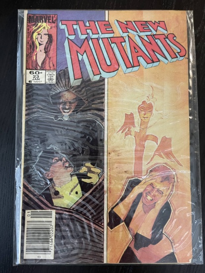 New Mutants Comic #23 Marvel 1985 Bronze Age 60 Cents Chris Claremont