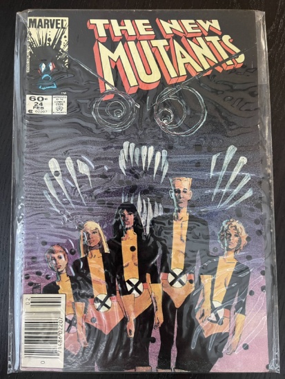 New Mutants Comic #24 Marvel 1985 Bronze Age 60 Cents Chris Claremont