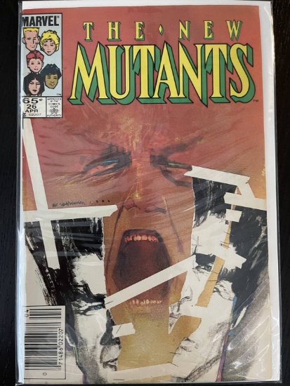 New Mutants Comic #26 Marvel 1985 Bronze Age 65 Cents Chris Claremont KEY 1st Full Appearance of Leg