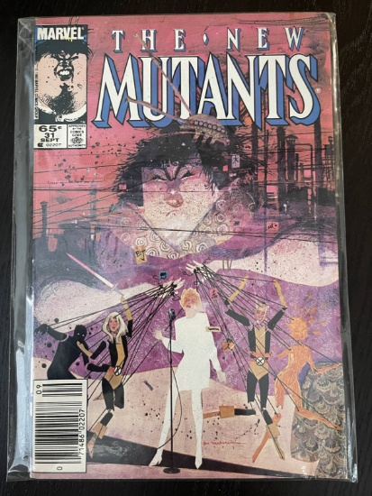 New Mutants Comic #31 Marvel 1985 Bronze Age 65 Cents Chris Claremont